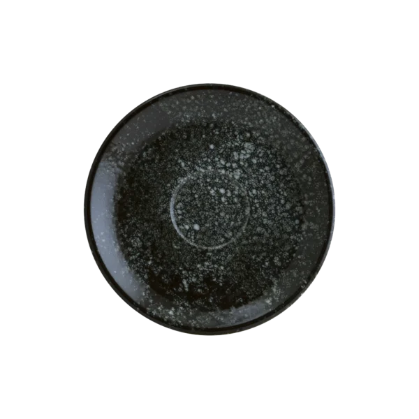 Bonna Cosmos Black Gourmet Kahve Fincanı Tabağı 12 cm