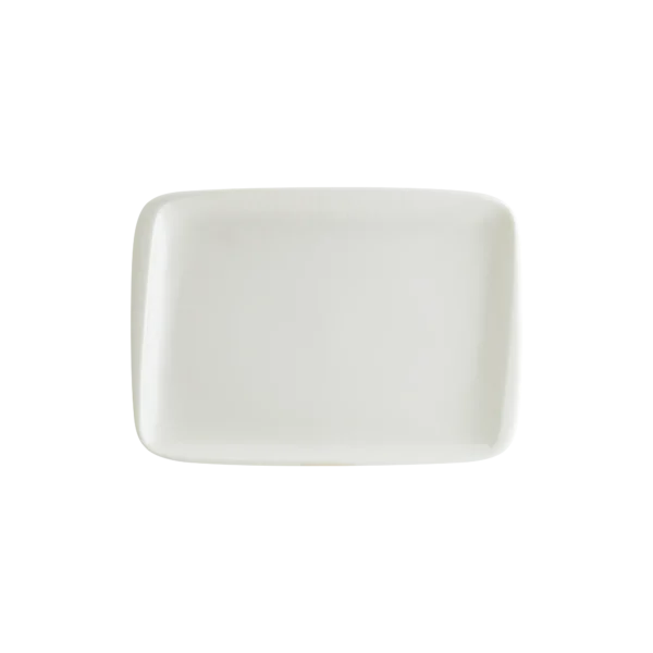 Bonna Iris White Moove Dikdörtgen Tabak 23 × 16 cm