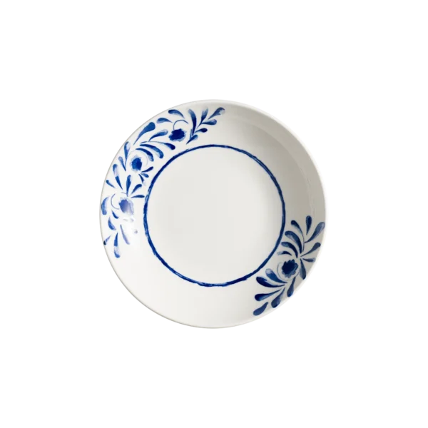 Bonna Lavis Blue Bloom Çukur Tabak 23 cm 1000 cc