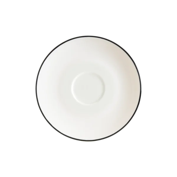 Bonna Linea Black Gourmet Kahve Fincanı Tabağı 12 cm