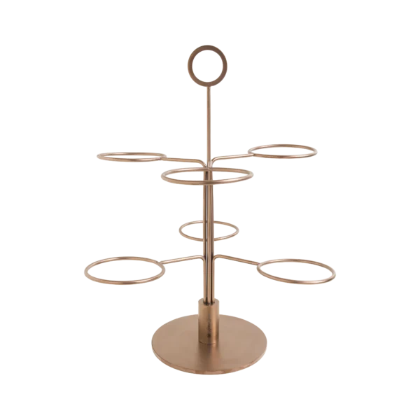 Bonna Clair Matte Bronze 6 Katlı Sunum Standı