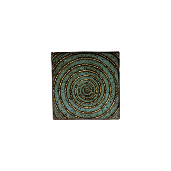 Bonna Wabi Blue Kare Tabak 20.5 × 20.5 × 1.6 cm