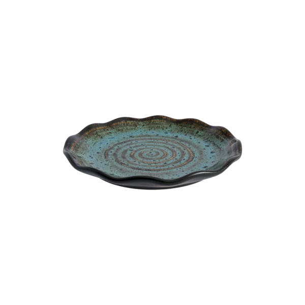 Bonna Wabi Blue Düz Tabak 21 cm