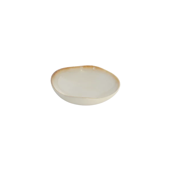 Bonna Wabi White Çukur Tabak 23 cm 1000 cc